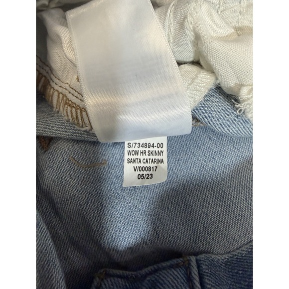 Old Navy High-Waisted Wow Super-Skinny Jeans Size 0 - Picture 3 of 4